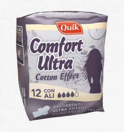 Quik Assorbente Comfort Ultra Ali X12