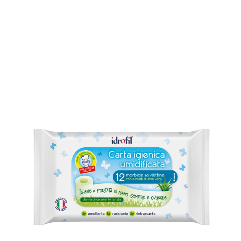 Idrofil Carta Igienica Umidificata 12 Pezzi