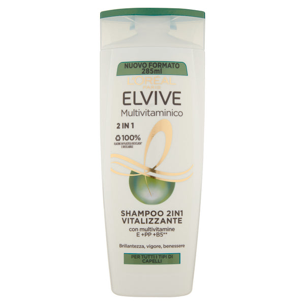 Elvive Shampo 2In1 285 Multivitaminico V