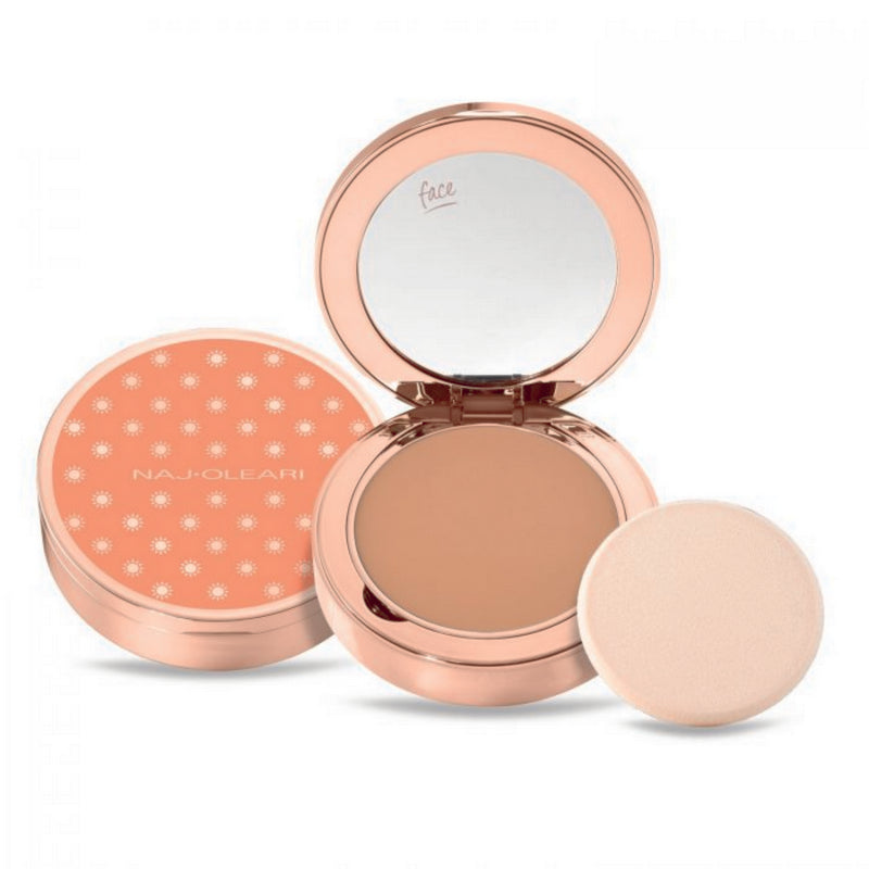 Naj Oleari Sun Addiction Compact Foundation 02 Almond