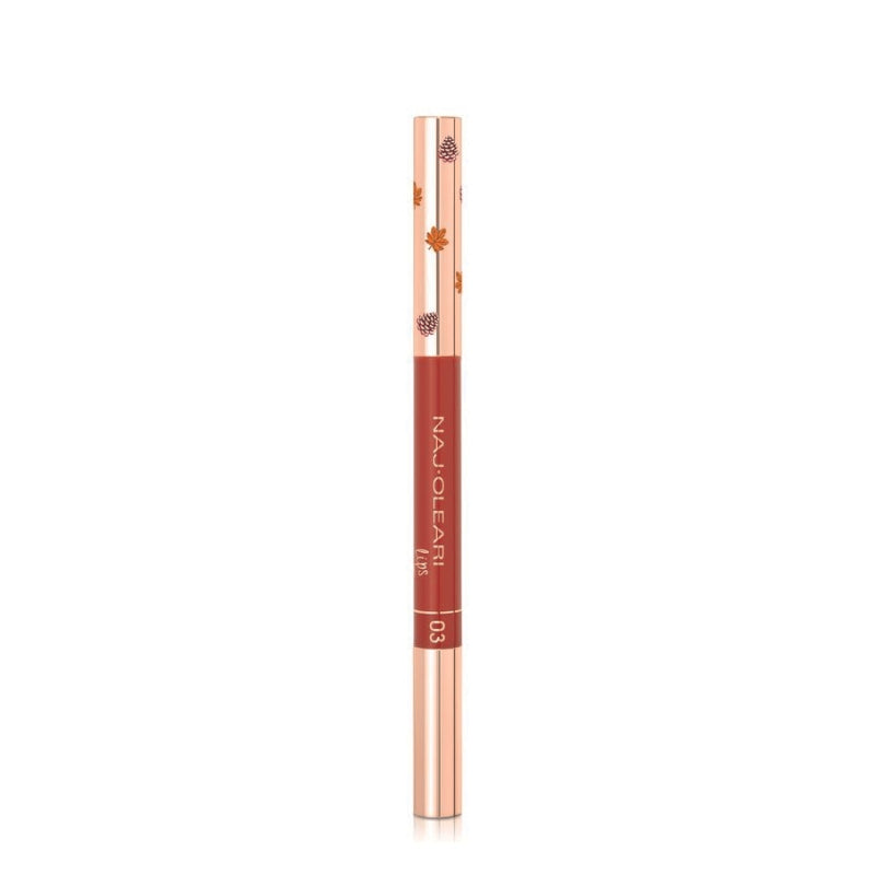 Naj Oleari Sparkling Foliage Lasting Kiss 16H Lip Liner Matita Labbra Rimpolpante 03 Intense Red