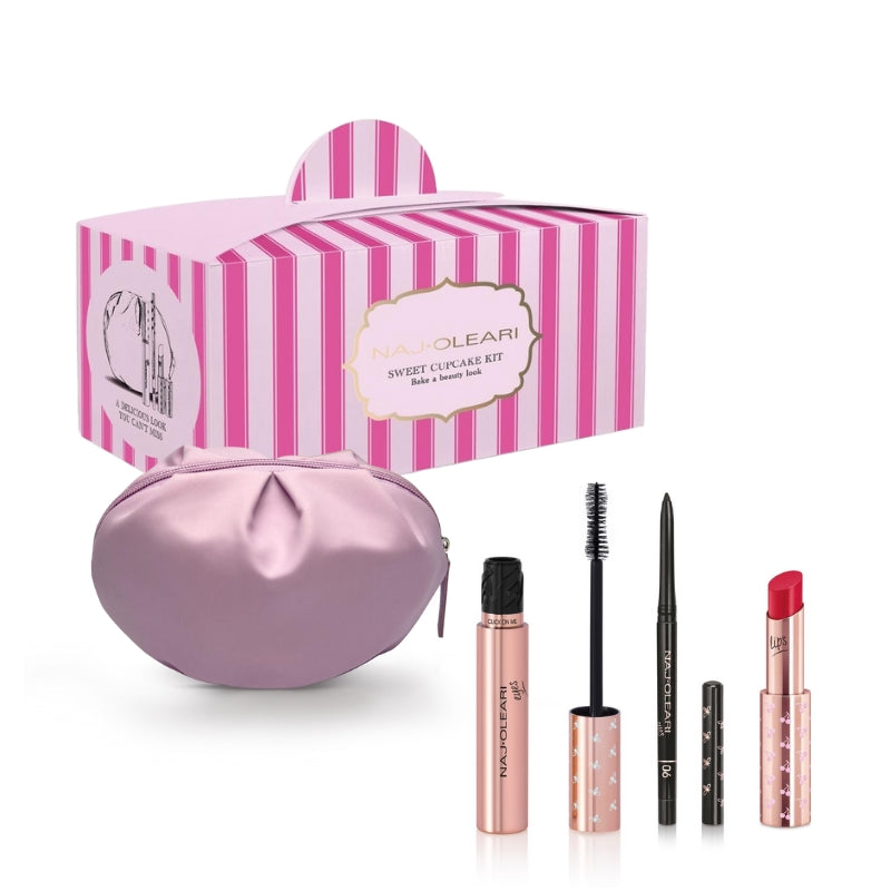 Naj Oleari Cofanetto Regalo Click On Me Mascara, True Icon 10 E Matita Automatica Irresistible Eyeliner Kajal 06