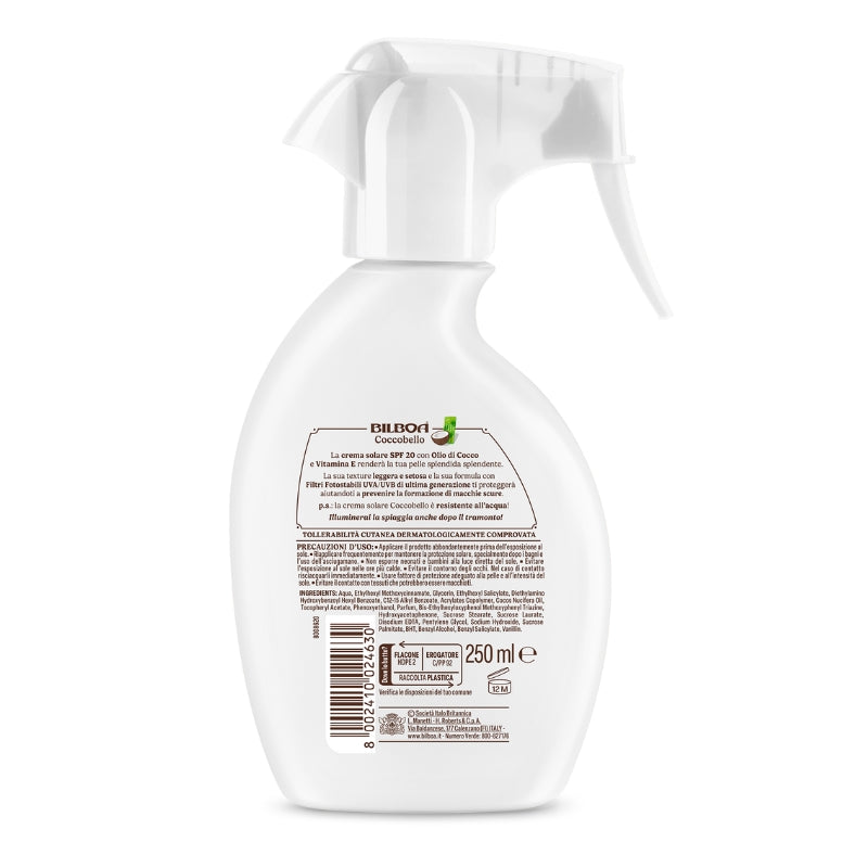 Bilboa Coccobello Latte Solare Trigger SPF 20 250 ML