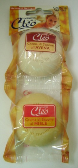CLEO SAPONE 2X50GR CARAMELLA MIELE-AV