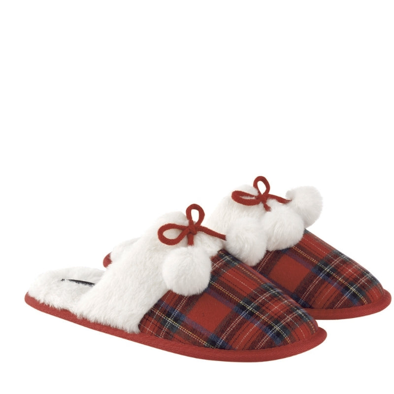 Biffoli Ciabatte Natalizie Con Pon Pon M