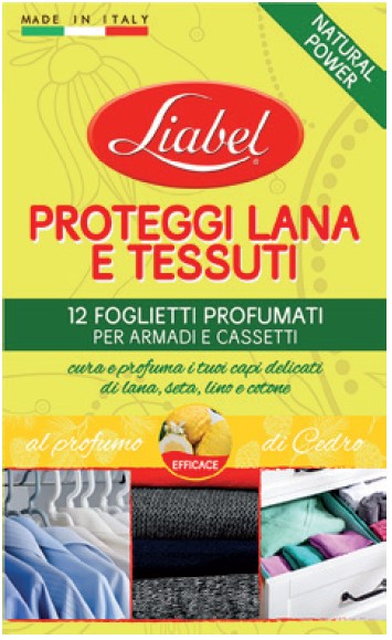 Liabel Proteggilana 12 Foglietti Cedro