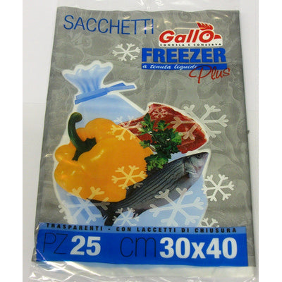 Sacchi Freezer 30X40 25Pz