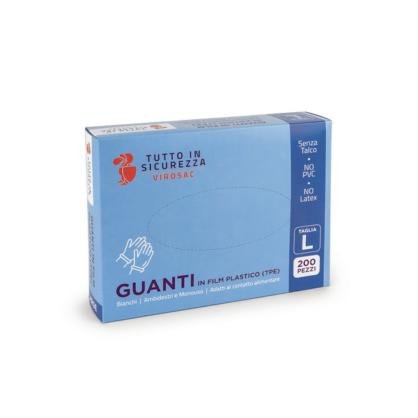 Guanti Film Plastico Tpe X200 Large