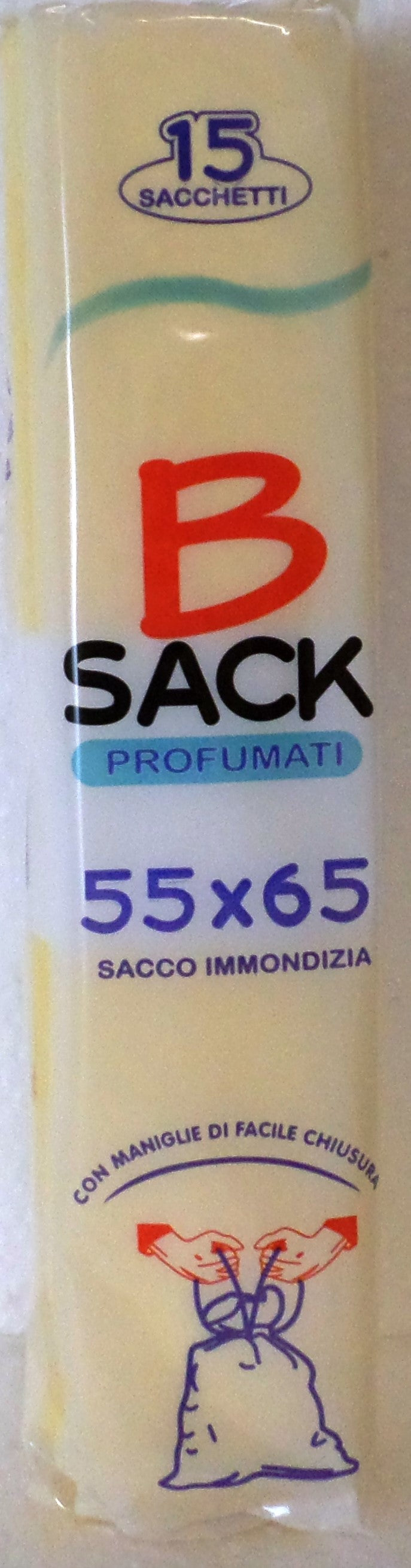 Sacchi Patt Gialli Prof C/M 15Pz 55X65