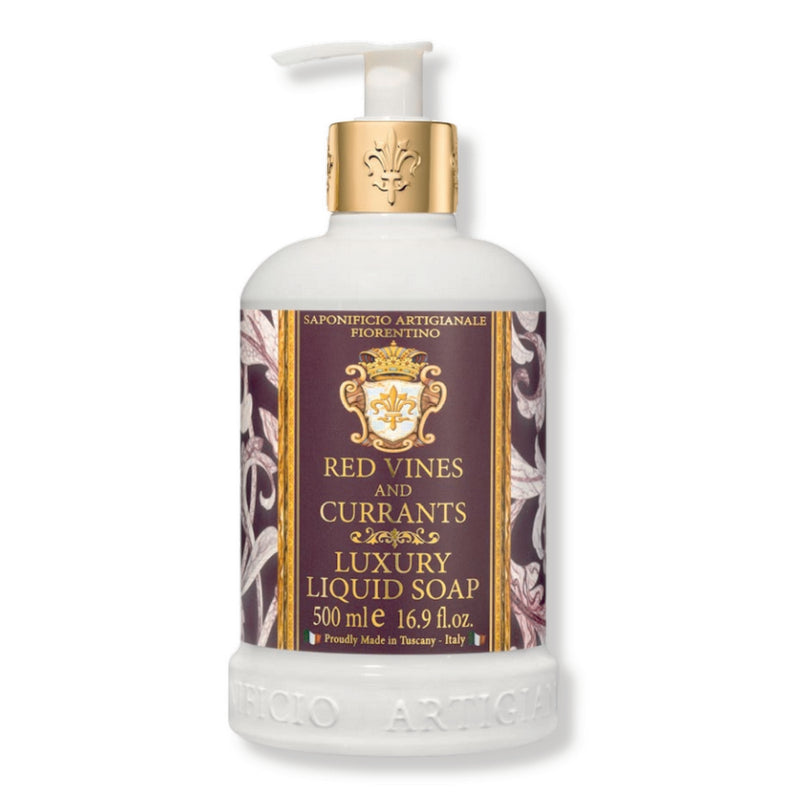 Saponificio Fiorentino Sapone Liquido Mani Vigna Rossa E Cassis 500Ml
