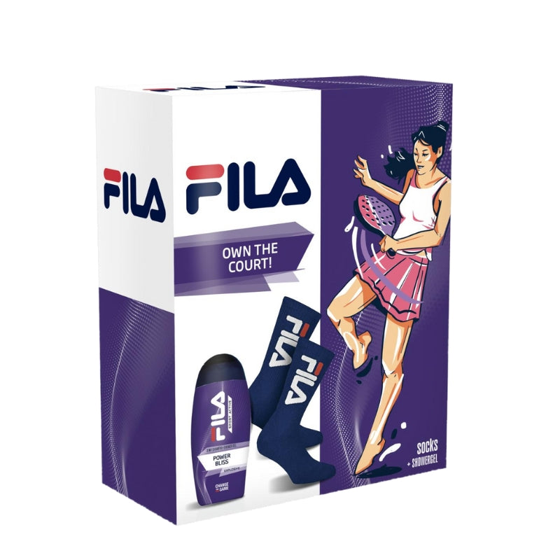 Fila Cofanetto Regalo Power Bliss Doccia Gel 250 ML E Calzini