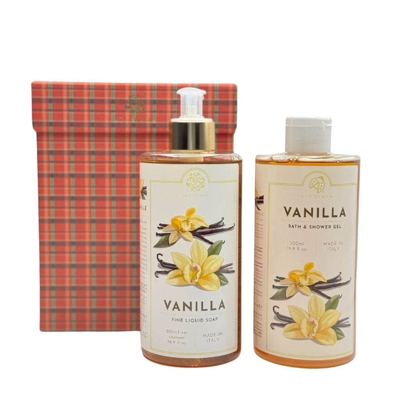 Alchimia Box Vaniglia Sapone Liquido 500 ML e Shower Gel 500 ML