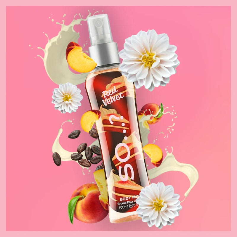 So+ Body Mist Red Velvet  Body Mist 100 ML