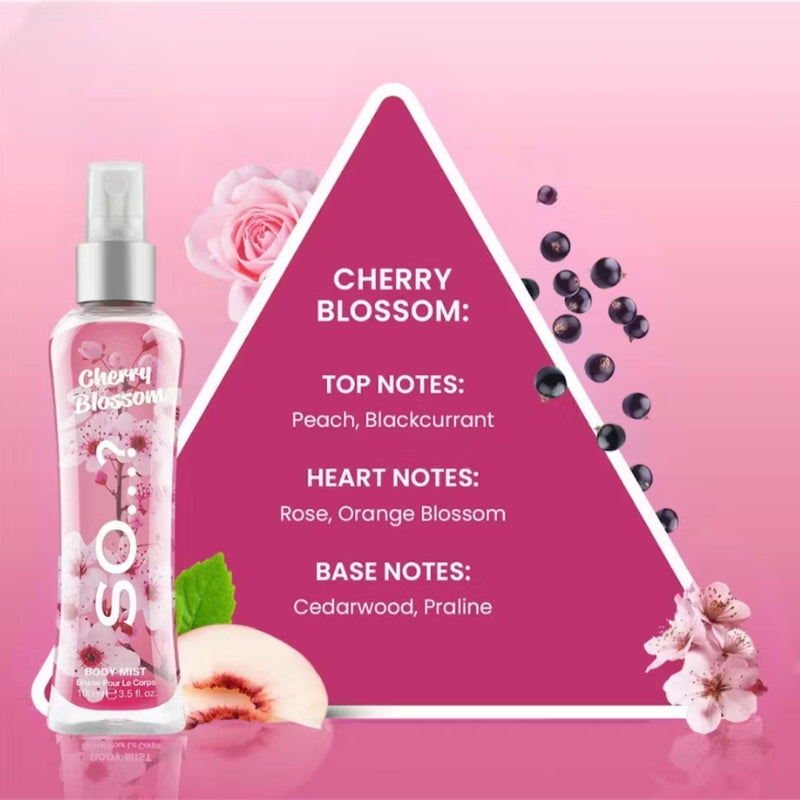 So+ Body Mist Cherry Blossom 100 ML