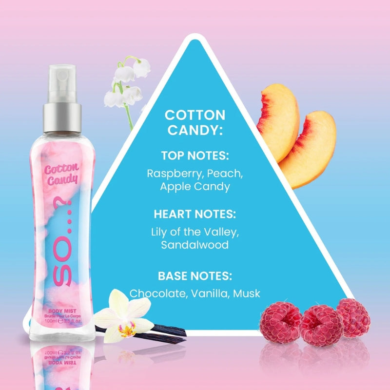 So+ Body Mist Cotton Candy 100 ML