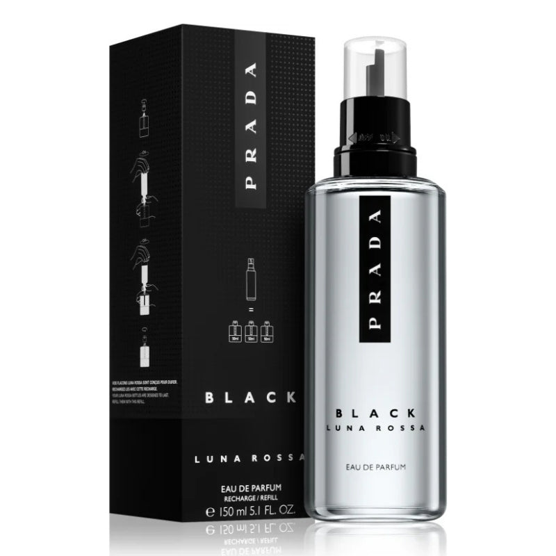 Prada Luna Rossa Black Eau De Parfum Ricarica 150 ML