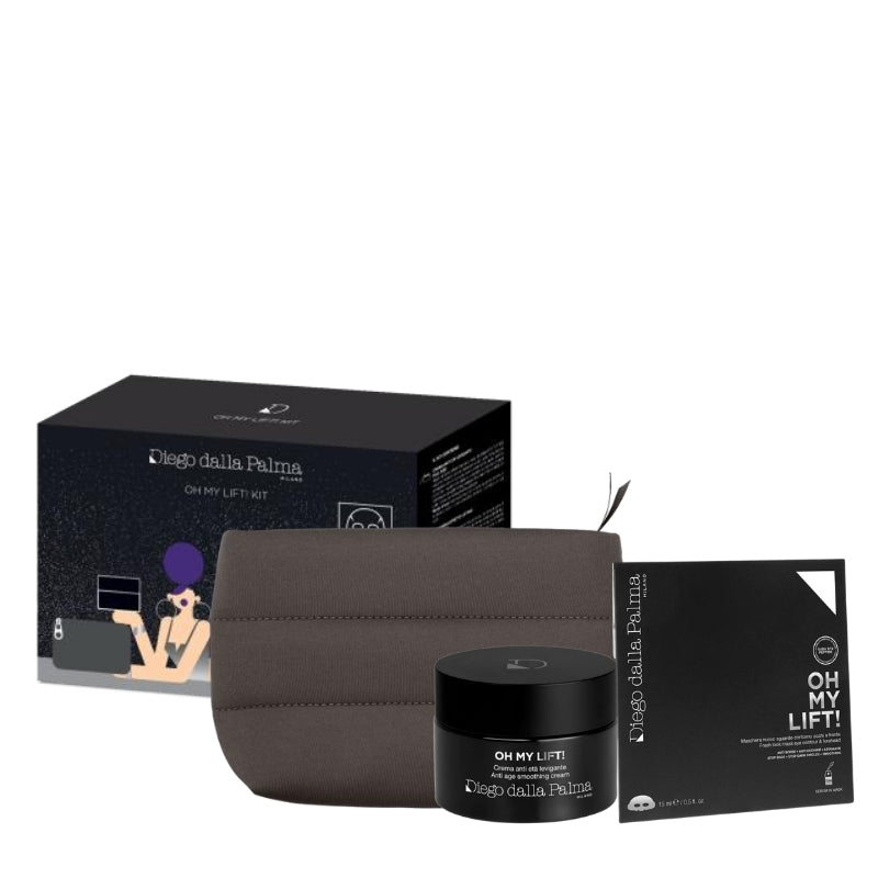 Diego Dalla Palma Cofanetto Regalo Oh My Lift Crema Anti Eta Levigante 50 ML, Maschera Oh My Lift 2 Pezzi E Beauty