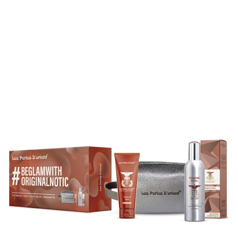 Les Perles D'Orient Original Notic Eau De Parfum 100 ML, Doccia 100 ML E Pochette