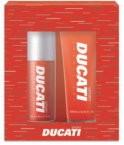 Ducati Sport Cofanetto Regalo Deodorante Spray 150 ML E Doccia Gel 200 ML
