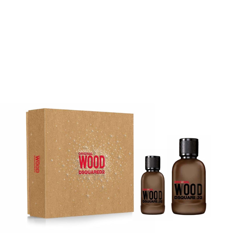 Dsquared Cofanetto Regalo Original Wood Eau De Parfum 100 ML E Eau De Parfum 30 ML