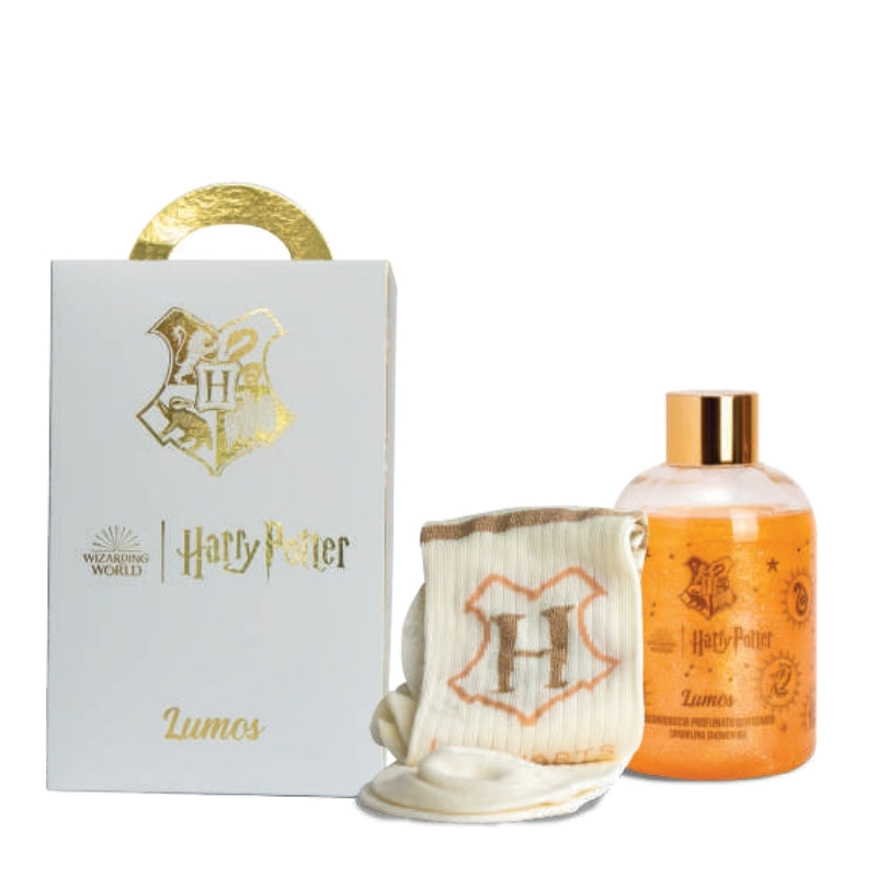 Harry Potter Cofanetto Regalo Lumos Doccia Gel 300 ML E Calzini Unisex