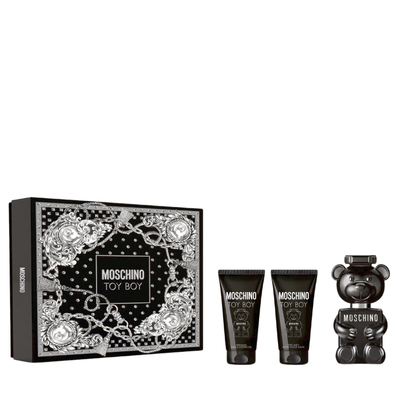 Moschino Cofanetto Regalo Toyboy Eau De Parfum 50 ML, Doccia 50 ML E After Shave Balm 50 ML
