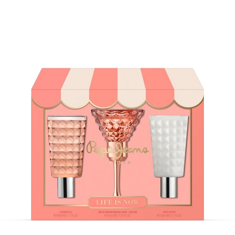 Pepe Jeans Cofanetto Regalo For Her Eau De Parfum 30 ML, Latte Corpo 50 ML E Doccia Gel 50 ML