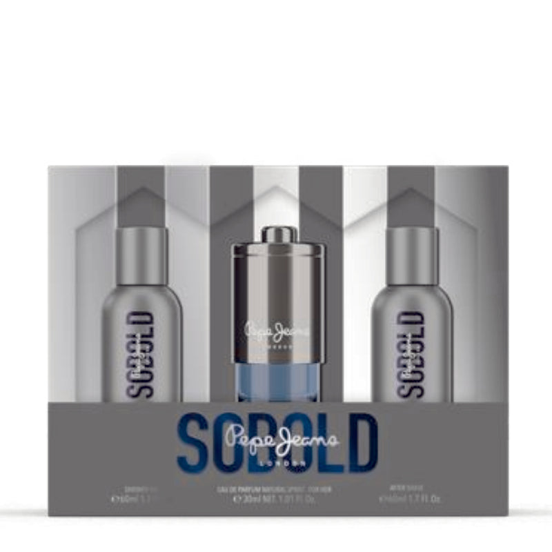 Pepe Jeans Cofanetto Regalo Sobold Eau De Toilette 30 ML, After Shave 60 ML E Doccia 60 ML