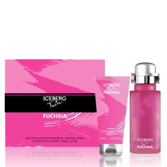 Iceberg Cofanetto Regalo Twice Fuchsia Eau De Toilette 125 ML E Latte Corpo 100 ML