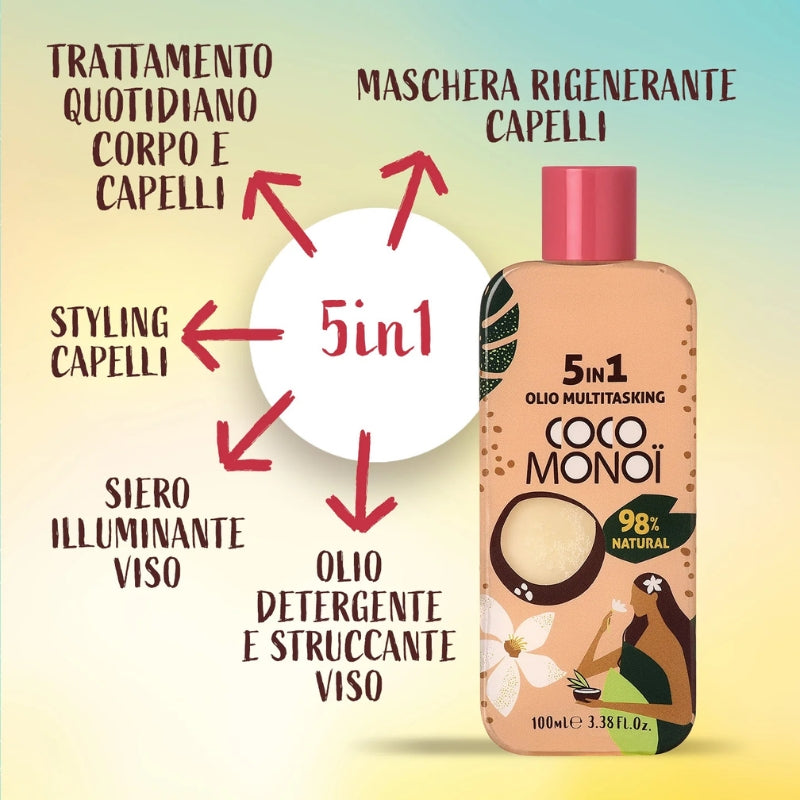Coco Monoi Skin Care 5 In 1 Olio Multitasking 30 ML