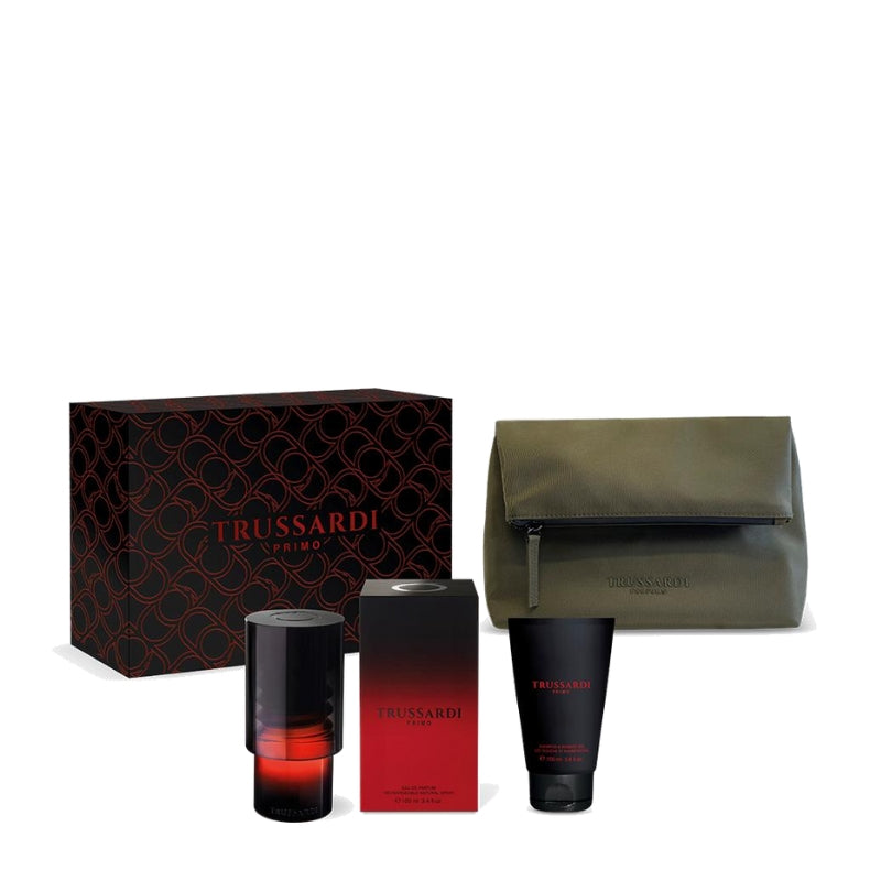 Trussardi Cofanetto Regalo Primo Eau De Parfum 100 ML, Doccia Shampoo 100 ML E Beauty