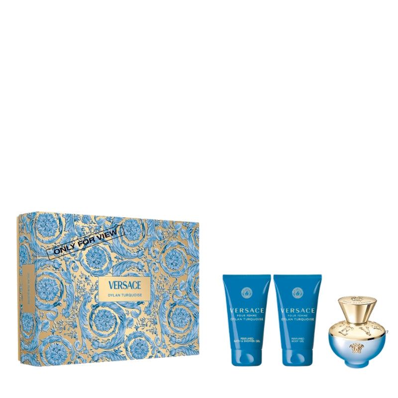 Versace Cofanetto Regalo Dylan Turquoise Eau De Toilette 50 ML Doccia 50 ML E Latte Corpo 50 ML