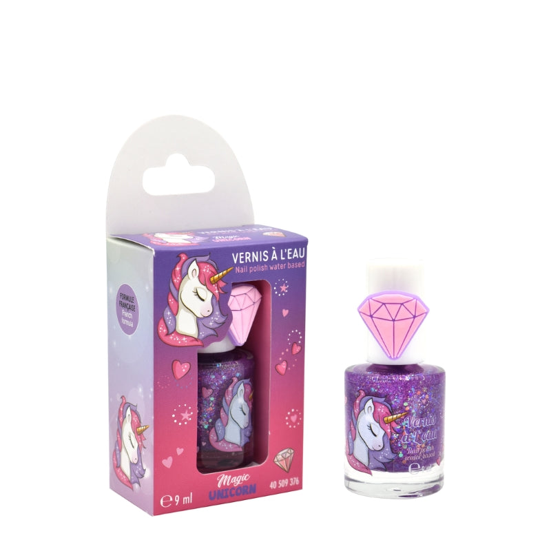 Unicorn Smalto Glitterato E Anello 9 ML