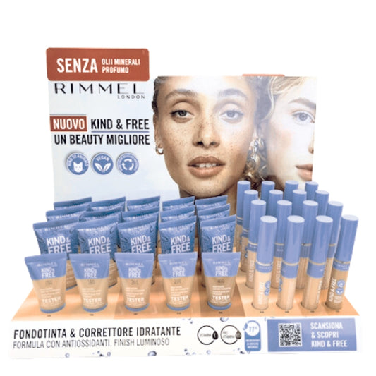 Rimmel Expo Kind&Free 27 Prezzi Fondotinta+Correttori