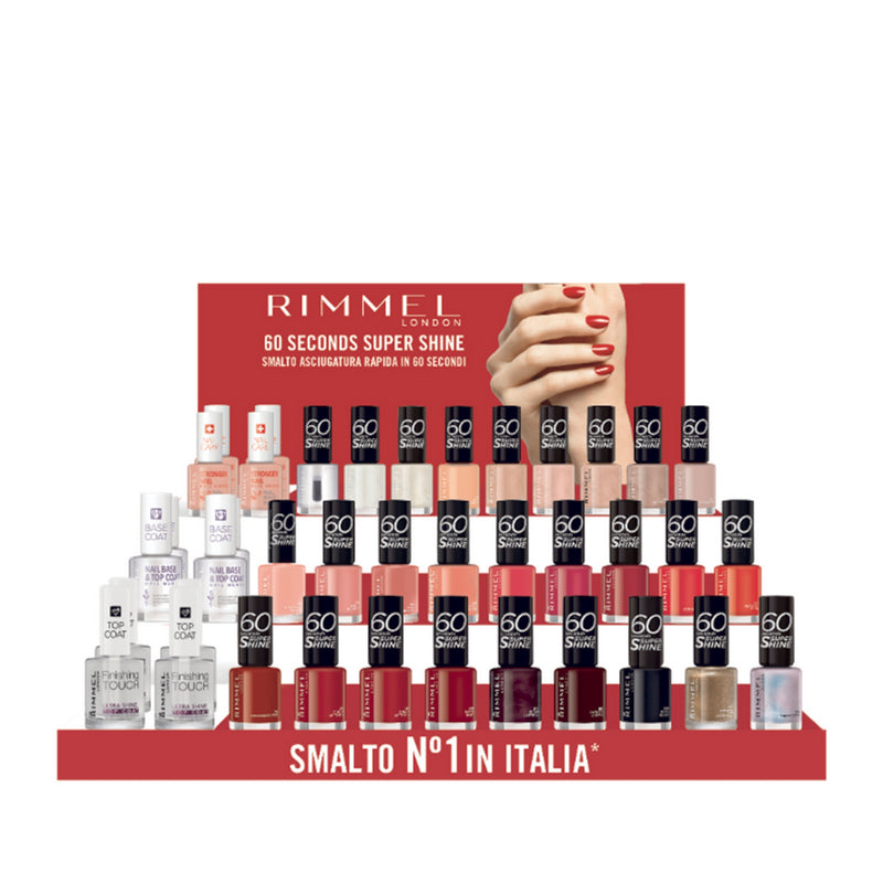 Rimmel Expo Smalto 60 Sec+Kind&Fre 96Prezzi