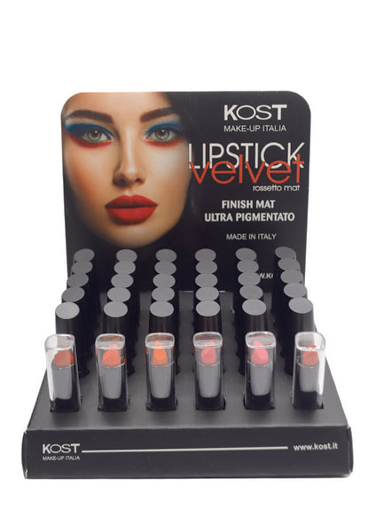 Kost Expo Rossetto Velvet B 6Ref 30Pz