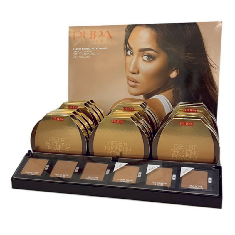 Pupa Espositore Terre Desert Bronzing Powder 18 Pezzi 6 Referenze