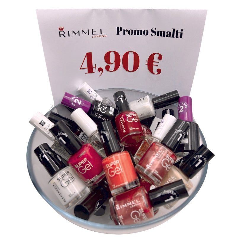 Rimmel Espositore Coppa 30 Pezzi Smalti Assortiti