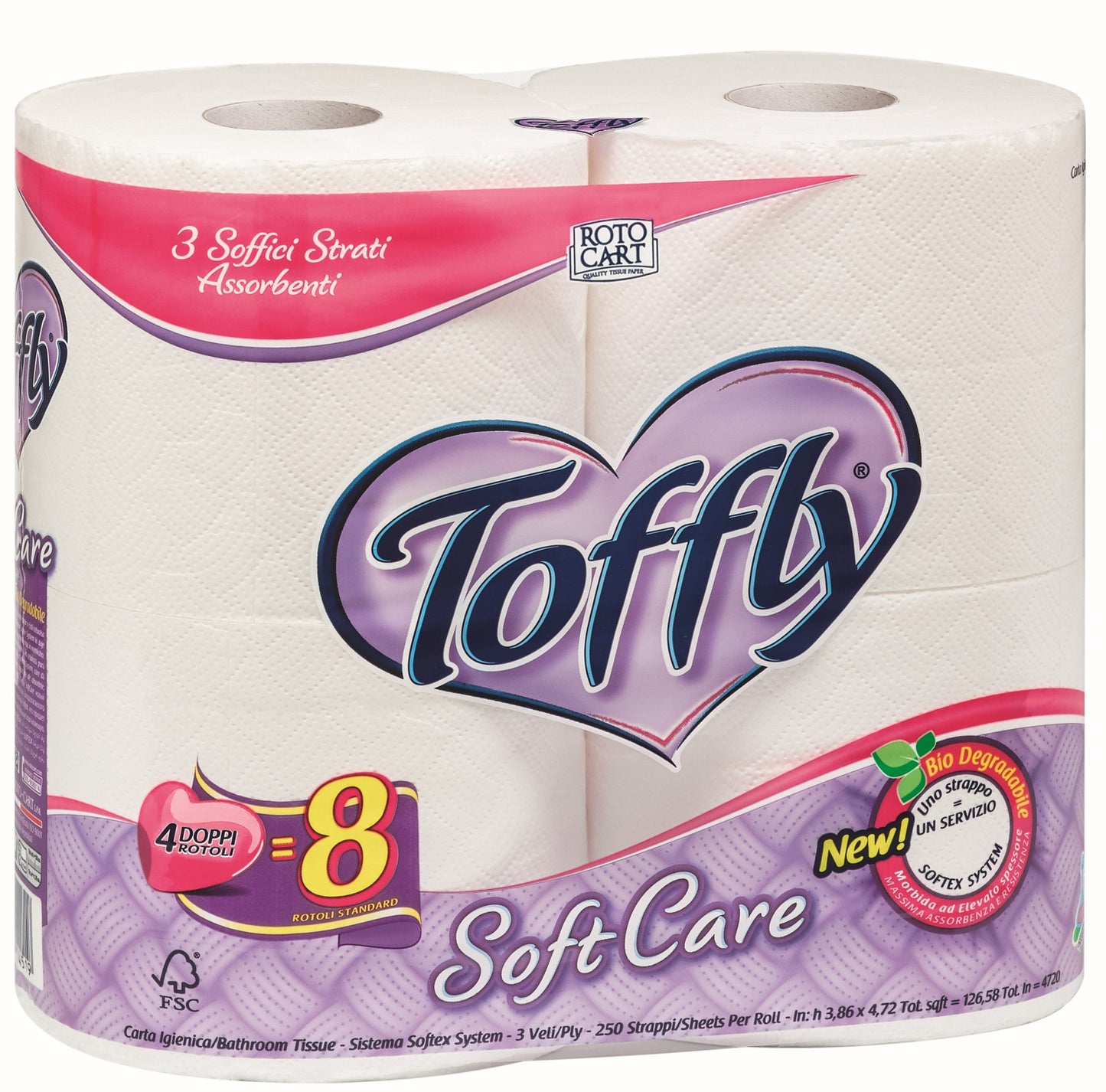 Toffly Igienica 4R 3V Softcare