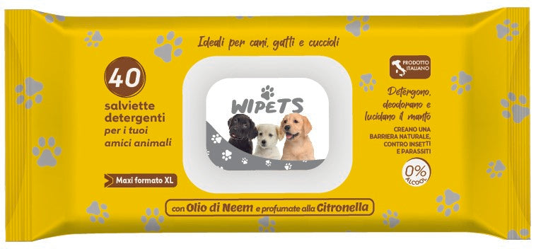 Idrofil Salviette X40 Detergenti Animali