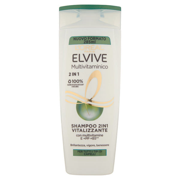 Elvive Shampo 2In1 285 Multivitaminico V