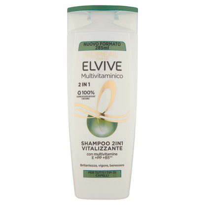 Elvive Shampo 2In1 285 Multivitaminico V