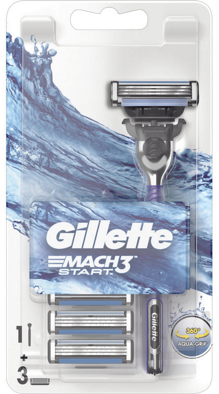 Mach3 Start Rasoio+3 Ricambi Gillette