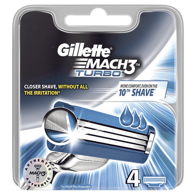 Ricambi Mach3 Turbo X4 Gillette