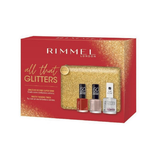 Rimmel Cofanetto Pochette con Top Coat + Smalto 01