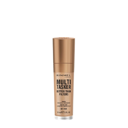 Rimmel Primer, Fondotinta Multitasker 3 In 1 Better Than Filters 01
