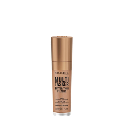 Rimmel Primer, Fondotinta Multitasker 3 In 1 Better Than Filters 04