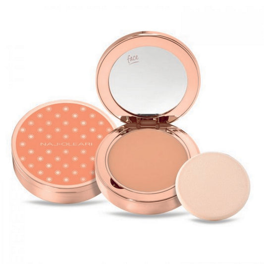 Naj Sun Addiction Compact Foundation 01 Cappuccino