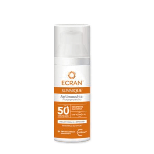 Ecran Sunnique Viso Antimacchie SPF 50+ 50 ML