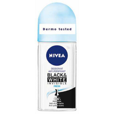 Nivea Deo Rollon 50 B&W Invisible Fresh